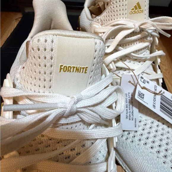 adidas Fortnite White and Gold Running Shoes main image 7